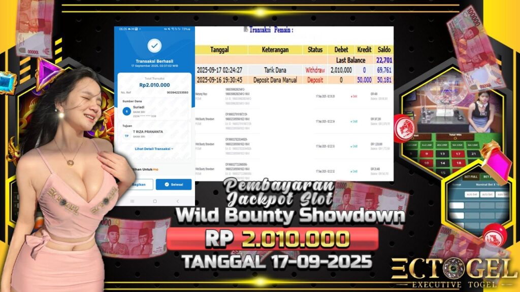 BUKTI JACKPOT SLOT WILD BOUNTY SHOWDOWN  TERPERCAYA DI INDONESIA TGL 17-09-2025