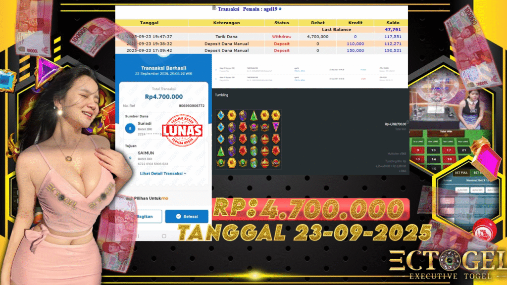 BUKTI JACKPOT SLOT GATES OF OLYMPUS 1000 TERPERCAYA DI INDONESIA TGL 23-09-2025